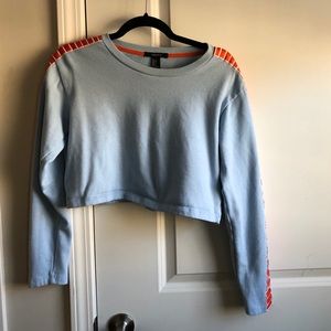 Cropped crewneck